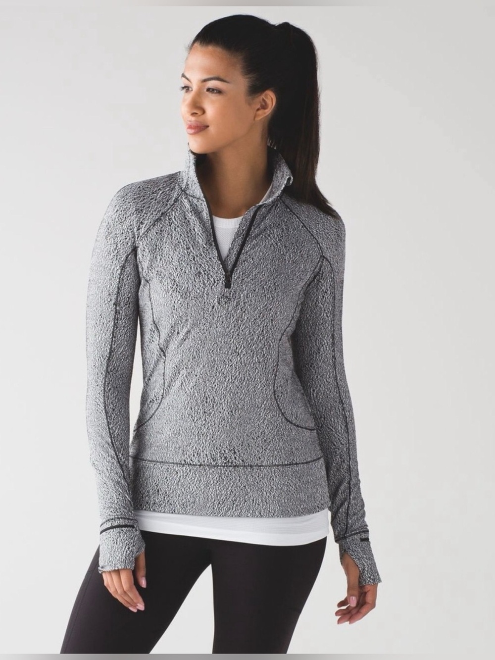 Lululemon Rush Hour Half Zip Pullover
